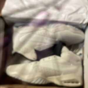 Air Jordan White and Black Sneakers